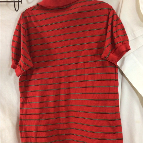 Mens Sz S/M SATURDAYS GENERATION Red Polo Shirt - Picture 7 of 8